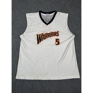 Golden State Warriors Baron Davis #5‎ Jersey NBA Elevation White Mens Size XXL